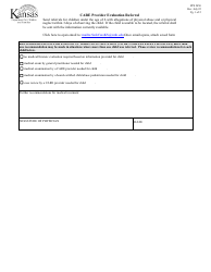 Form PPS2450 Care Provider Evaluation Referral - Kansas, Page 2