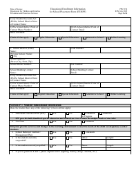 Form PPS5254 educational Enrollment Information for School Placement Form (Eeispf) - Kansas, Page 3