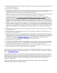 DHEC Form 3561 Clean Water State Revolving Fund Project Questionnaire - South Carolina, Page 4