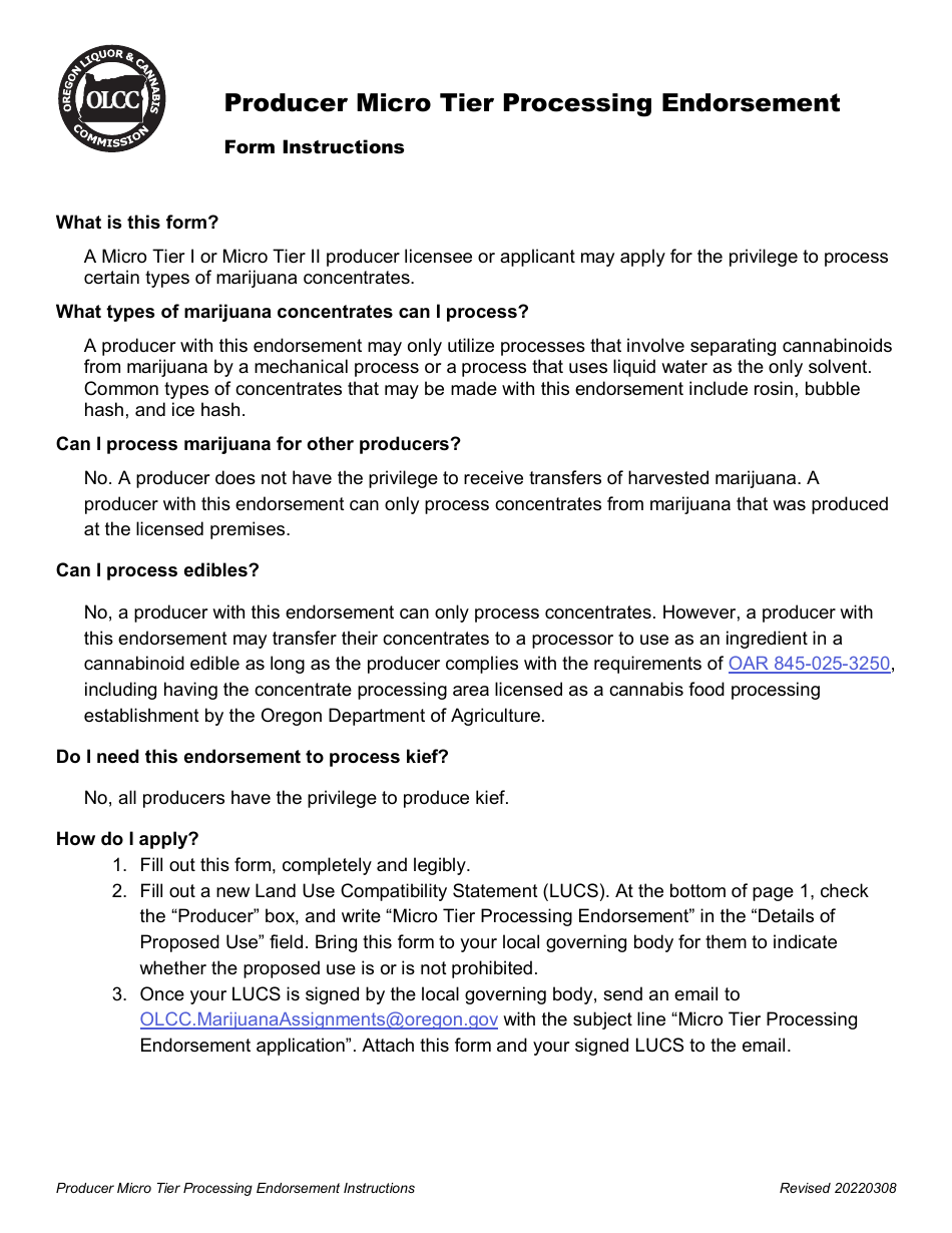 Form MJ18-2206 Download Fillable PDF or Fill Online Producer Micro Tier ...