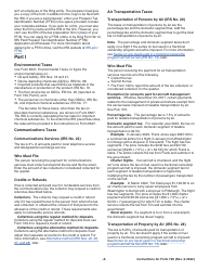 Instructions for IRS Form 720 Quarterly Federal Excise Tax Return, Page 4