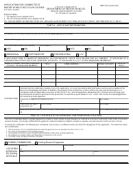 Document preview: Form K-91 Application for Connecticut Motor Vehicle Recycler License - Connecticut