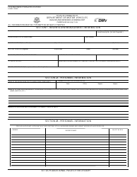 Document preview: Form K-8 License Inspection Application - Connecticut