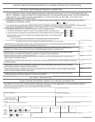 Form K-8 License Inspection Application - Connecticut, Page 4