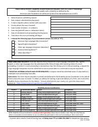 Disability Accommodation Request Form for Court Proceedings for People Who Qualify With a Disability as Defined by the Americans With Disabilities Act (Ada) and 504 of the Rehabilitation Act of 1973 - Iowa
