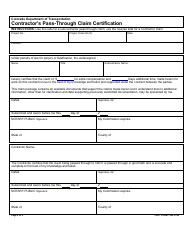 CDOT Form 1380 Contractor&#039;s Claim Certification - Colorado, Page 2