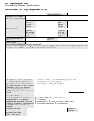 OSHA Formulario 7 Notificacion De Una Queja En Seguridad Y Salud (Spanish), Page 2