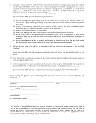 Reinstatement Petition (Long Form) for Lawyers Who Have Been Inactive or Suspended for More Than 12 Months - North Carolina, Page 6