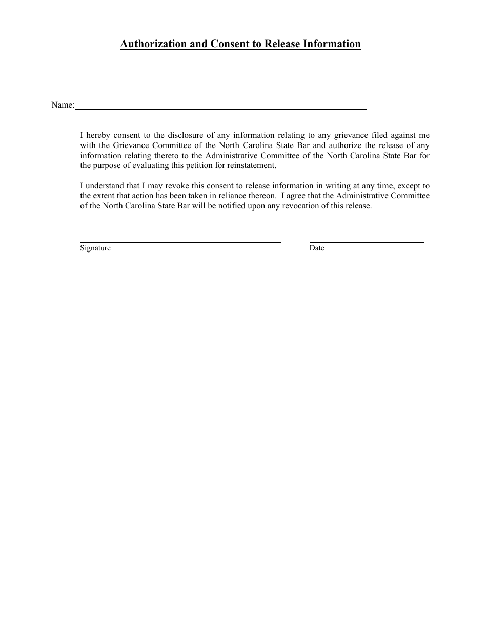 Reinstatement Petition (Long Form) for Lawyers Who Have Been Inactive or Suspended for More Than 12 Months - North Carolina, Page 7