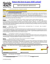 Form DH3204-SSG Consent Form - Dental Sealant Program - Broward County, Florida, Page 4