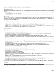 Instructions for Form GSET-01.01 Gold &amp; Silver Excise Tax Return - Nevada, Page 2