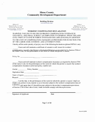 Minor Building Permit Application - Mono County, California, Page 3