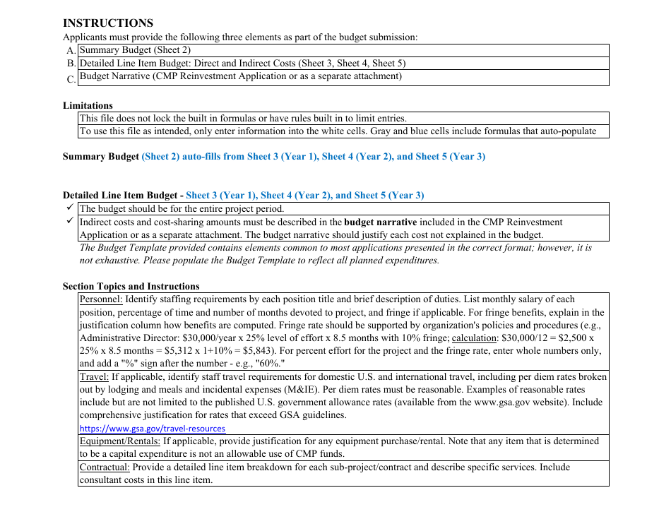 Wyoming Civil Money Penalty (Cmp) Reinvestment Application Template ...