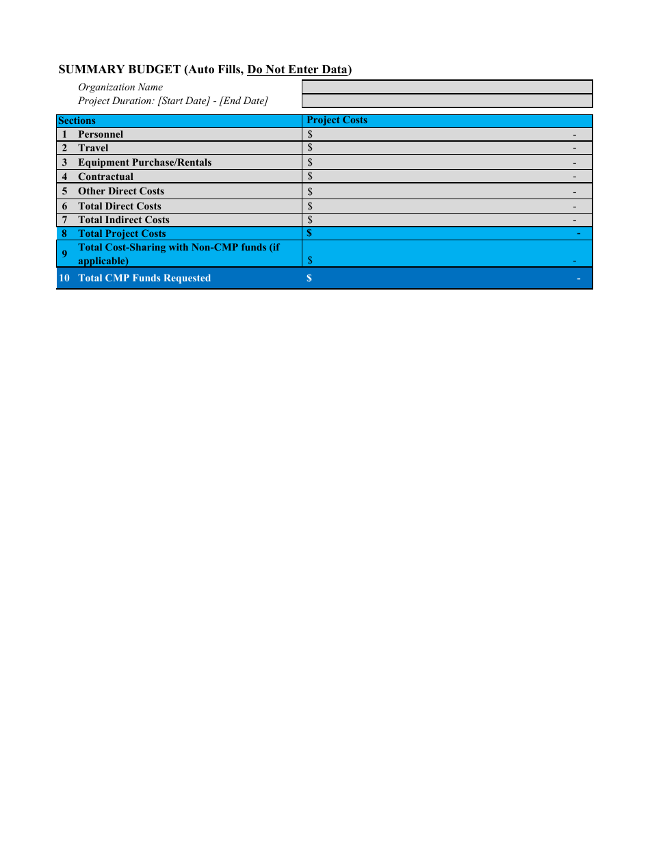 Civil Money Penalty (Cmp) Reinvestment Application Template - Wyoming, Page 18
