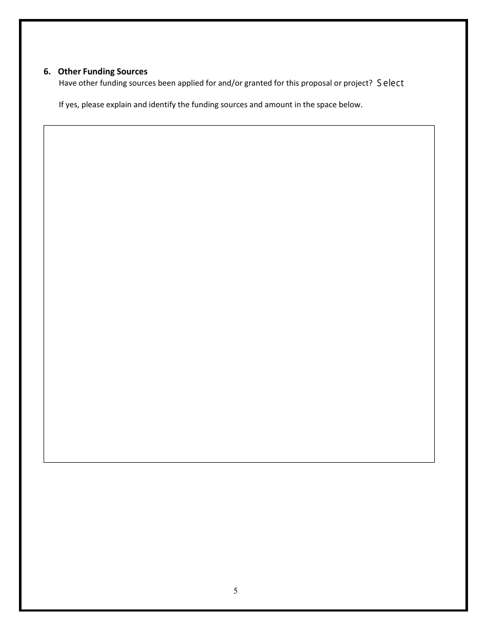 Civil Money Penalty (Cmp) Reinvestment Application Template - Wyoming, Page 7