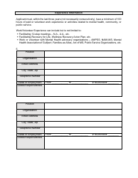 Certified Peer Support Specialist Professional Adult/Recovery Training Application - Mississippi, Page 8