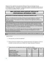 Training Application - Certified Peer Support Specialist Professional Parent/Caregiver (Cpss-P) - Mississippi, Page 12