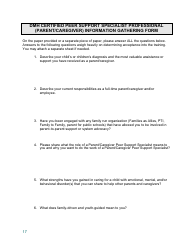 Training Application - Certified Peer Support Specialist Professional Parent/Caregiver (Cpss-P) - Mississippi, Page 17