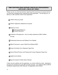 Training Application - Certified Peer Support Specialist Professional Parent/Caregiver (Cpss-P) - Mississippi, Page 18