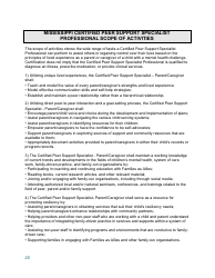 Training Application - Certified Peer Support Specialist Professional Parent/Caregiver (Cpss-P) - Mississippi, Page 20