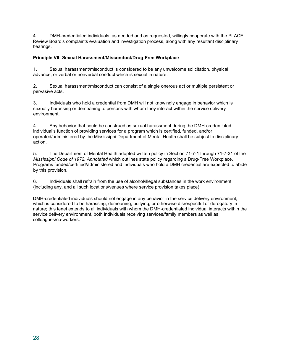 Training Application - Certified Peer Support Specialist Professional Parent / Caregiver (Cpss-P) - Mississippi, Page 28