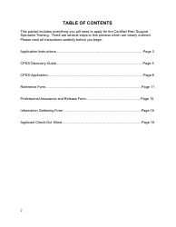 Training Application - Certified Peer Support Specialist Professional Parent/Caregiver (Cpss-P) - Mississippi, Page 2