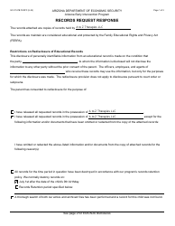 Document preview: Form GCI-1147B Records Request Response - Arizona