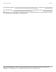 Form GCI-1040A Consent to Share Early Intervention Records and Information - Arizona, Page 2