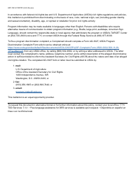 Form HRP-1041A Waiting List Enrollment Notification - Commodity Senior Food Program (Csfp) - Arizona, Page 2