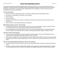 Form HRP-1032A Informal Dispute Resolution Meeting/Fair Hearing Request - Commodity Senior Food Program (Csfp) - Arizona, Page 2