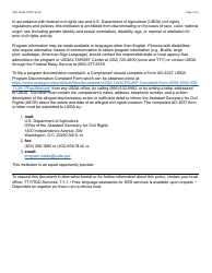 Form HRP-1028A Application for Benefits (Tefap/Csfp) - Arizona, Page 3