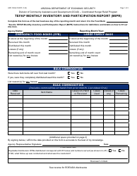 Form HRP-1005A Tefap Monthly Inventory and Participation Report (MIPR) - Arizona