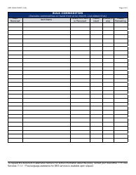 Form HRP-1005A Tefap Monthly Inventory and Participation Report (MIPR) - Arizona, Page 2