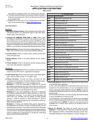 Form RPD-41071 Application for Refund - New Mexico, Page 4