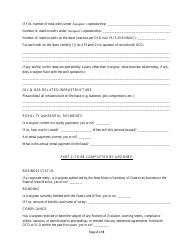 Lease Assignment Information Coversheet - New Mexico, Page 2