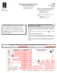 Document preview: Form F-1120A Florida Corporate Short Form Income Tax Return - Florida
