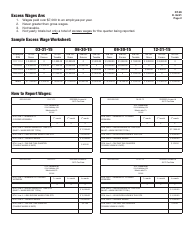 Form RT-89 Reemployment Tax Excess Audit Worksheet - Florida, Page 2