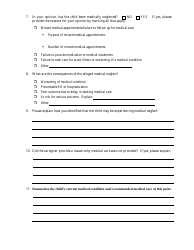 Form CANTS65-B Evaluation of Medical Neglect of a Child - Illinois, Page 3