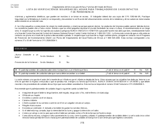Formulario CFS2025/S Lista De Verificacion De Seguridad Del Hogar Para Trabajadores De Casos Intactos Y De Permanencia - Illinois (Spanish), Page 10
