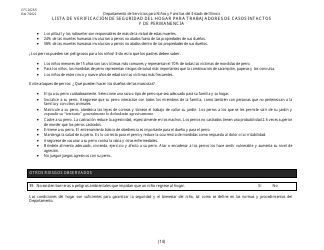 Formulario CFS2025/S Lista De Verificacion De Seguridad Del Hogar Para Trabajadores De Casos Intactos Y De Permanencia - Illinois (Spanish), Page 14