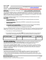 Form SIMM5330-E Host/Hosted Self-certification - California, Page 4