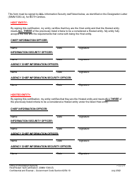 Form SIMM5330-E Host/Hosted Self-certification - California, Page 5