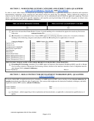Form ED-101 Certificate for Instructor Approval Application for Original Approval, Renewal, or Changes to Approved Categories - Arizona, Page 4