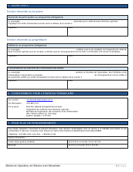 Forme PCTFA-001 Formulaire De Demande De Paiement Conjointe - Programme De Credit De Taxes Foncieres Agricoles - Quebec, Canada (French), Page 3