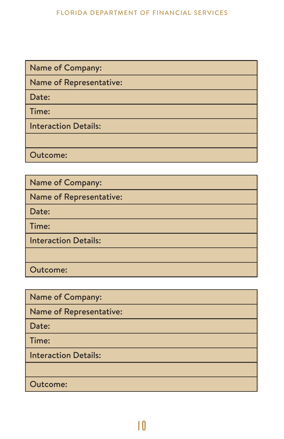 Emergency Financial Preparedness Toolkit - Florida, Page 11