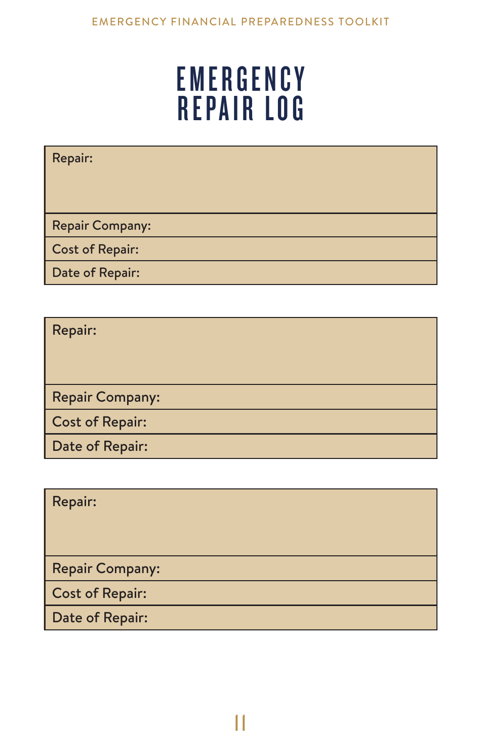 Emergency Financial Preparedness Toolkit - Florida, Page 12