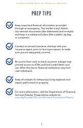 Emergency Financial Preparedness Toolkit - Florida, Page 3