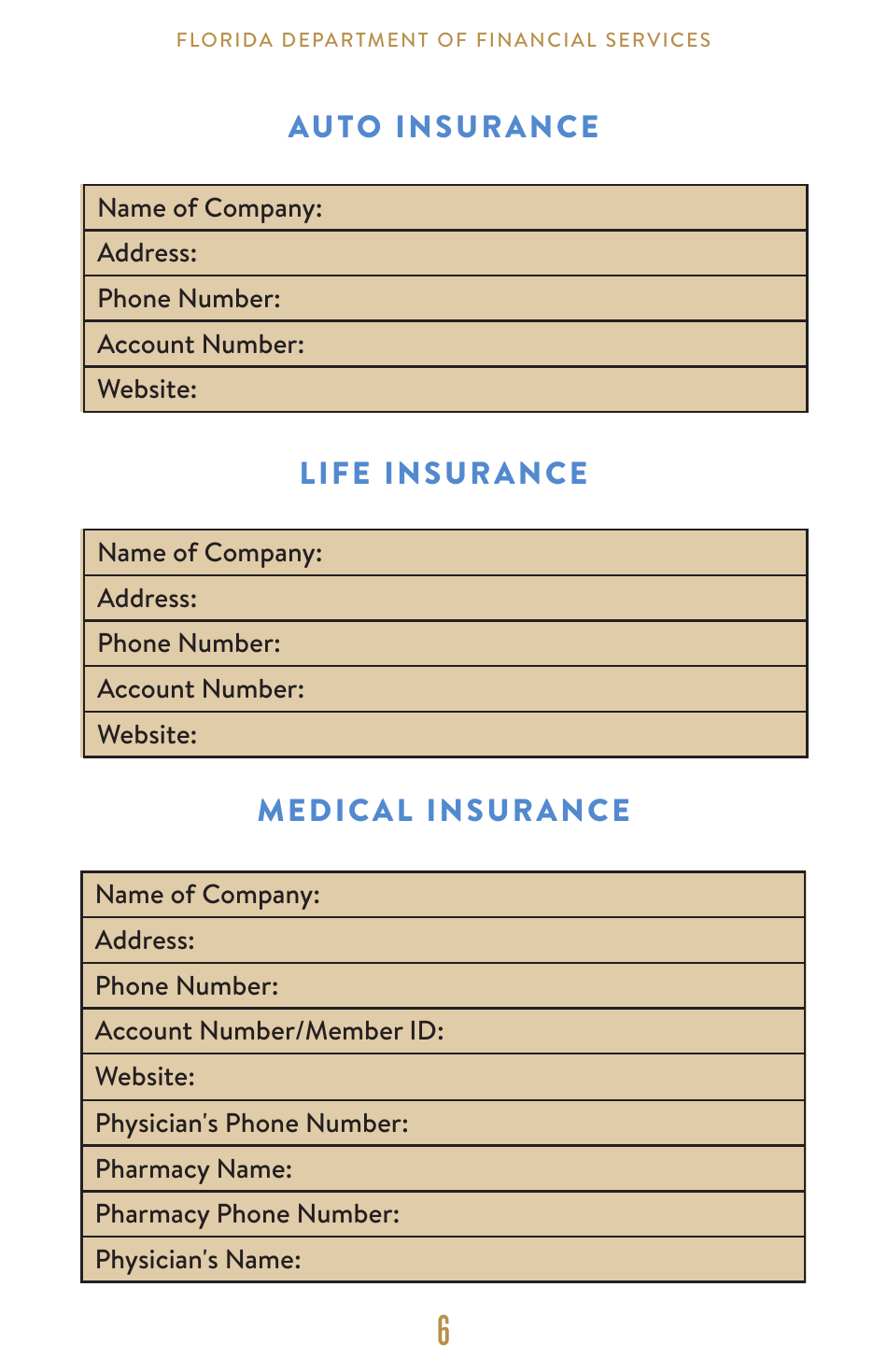 Emergency Financial Preparedness Toolkit - Florida, Page 7