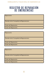 Financiera De Emergencias Juego De Herramientas - Florida (Spanish), Page 12