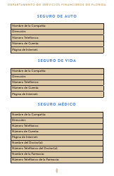 Financiera De Emergencias Juego De Herramientas - Florida (Spanish), Page 7